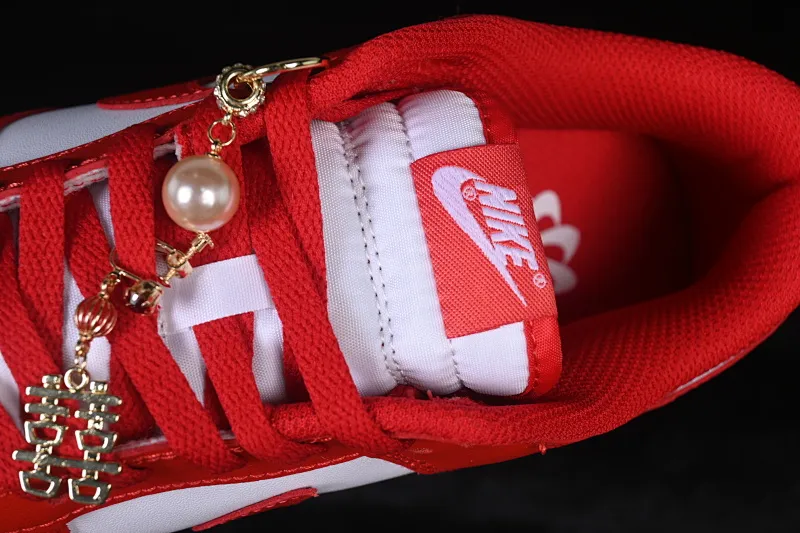 All categories Nk SB Dunk series Nk SB Dunk Low low-top sneakers Nike SB Dunk Low wedding banquet white red low-top casual sneakers DD1873-116